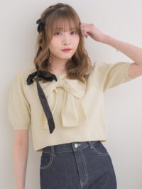 Emsexcite/エムズエキサイト ems excite BIGリボンパフ袖NT/508033953