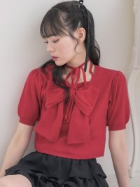 Emsexcite/エムズエキサイト ems excite BIGリボンパフ袖NT/508033953