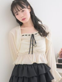 Emsexcite/エムズエキサイト ems excite リボンステッチキャミ＆ボレロSET/508033955