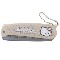 cinemacollection/シネマコレクション cinemacollection ハローキティ くし カプセルコーム ギャルキティ ブラウン サンリオ カミオジャパン スリム折りたたみコー/508034343