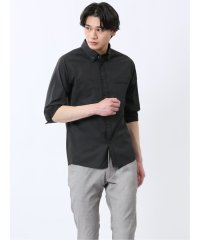 m.f.editorial/ダイヤ柄ドビー 二枚衿ボタンダウン 7分袖シャツ/508034415