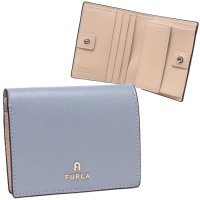FURLA/フルラ FURLA 二つ折り財布 カメリア ブルー ベージュ レディース FURLA WP00304 ARE000 3593S/508034434