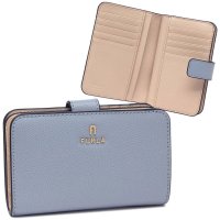 FURLA/フルラ FURLA 二つ折り財布 カメリア ブルー ベージュ レディース FURLA WP00314 ARE000 3593S/508034440