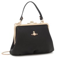 Vivienne Westwood/ヴィヴィアン ウエストウッド Vivienne Westwood ハンドバッグ ショルダーバッグ サフィアーノ ブラック レディース VIVIENNE WEST/508034482
