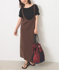 SLOBE IENA/《2枚セット/ウォッシャブル》ジャージジャンパースカート×5分袖 Tシャツセット/508034711