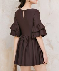 TeddyShop/テディショップ Teddyshop レディース水着 ティアードフリルワンピ風バックボタンオールインワンスイムウェア 【返品不可商品】/508035025