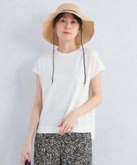 green label relaxing/グロッシー フレンチスリーブ Tシャツ －制菌－/508035034