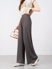 nijibra/ニジブラ nijibra ひんやり接触冷感 楽ちんな履き心地 プリーツワイドパンツ イージーパンツ 冷感パンツ カジュアルパンツ 美脚 パンツ ワイドパンツ ハ/508035353