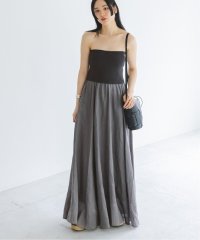 NOBLE/【洗える】ラミーニットベアトップワンピース/508035615