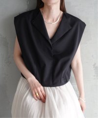 NOBLE/エステルツイルショートレングスブラウス/508035622