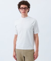 MACKINTOSH PHILOSOPHY/TEXBRIDプレーティング 半袖セミモックネックプルオーバーニット/507777867
