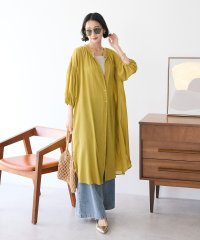 CRAFT STANDARD BOUTIQUE/クラフトスタンダードブティック CRAFT STANDARD BOUTIQUE ヴィンテージボイル袖シャーリングワンピース/507889167