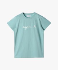 agnes b. FEMME/ロゴプリント コットン 半袖Tシャツ "Brando"/508000845