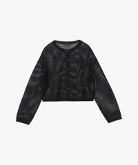 To b. by agnes b./WU41 CARDIGAN メッシュニットカーディガン/508014007