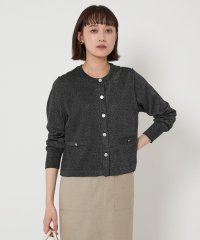 green label relaxing/グロッシーラメ クルーネック ニット カーディガン －ウォッシャブル－/508020959