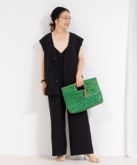 Rie Miller/《セットアップ対応》【PR林☆別注アイテム】ウォッシャブルエアーシャークオールインワン/508031047
