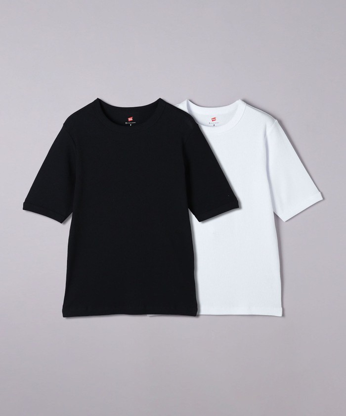 Hanes for UNITED ARROWS 2PACKリブTシャツ 別注】＜Hanes＞2PACK リブ Tシャツ(508031115) | ユナイテッド