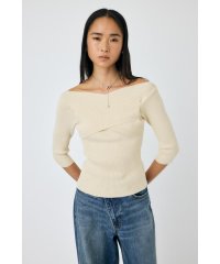 moussy/CROSS OFF SHOULDER ニットトップス/508032908