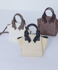 NATURAL BEAUTY BASIC/PPリボンハンドルトートバッグ/508032944