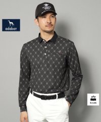 adabat/【新レーベル ADABAT NAVY】吸水速乾 フルールドリス長袖ポロシャツ/508035518