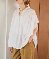 Spick & Span/《WEB限定》コットンリネンスクエアフレンチスリーブ/508036178