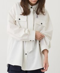 NICOLE CLUB/【追加生産】アニマル刺繍ビッグシャツ/508036261