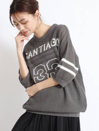 SCOTCLUB/スコットクラブ SCOTCLUB メッシュ編みナンバーロゴプルオーパー/508036458
