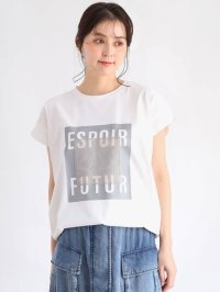 CLOVE/クローブ CLOVE ロゴオーガンジーTシャツ/508036461