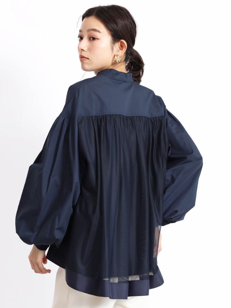 ヤマダヤ★GrandTable★バックジップブラウス　定価14500円　日本製 ヤマダヤ☆GrandTable☆バックジップブラウス 定価14500円 日本