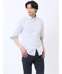 TAKA-Q/クールマックス サッカー ボタンダウン 7分袖シャツ/508036552