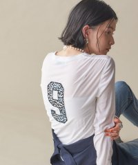 SHIPS WOMEN/NINE CASE:〈洗濯機可能〉ロゴ ロング スリーブ TEE/508036591