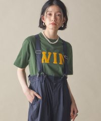 SHIPS WOMEN/NINE CASE:〈洗濯機可能〉パッチワーク ロゴ TEE/508036596