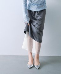  ＣＯＤＥ　Ａ/sheer washer layered skirt/508036646