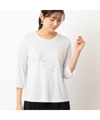 LOBJIE/【洗える・日本製】ビーズ刺繍 カットソー/508036809