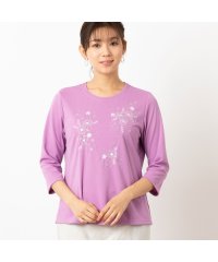 LOBJIE/【洗える・日本製】ビーズ刺繍 カットソー/508036809