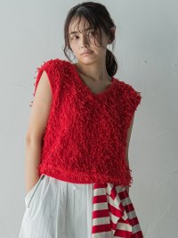 MAYSON GREY/メイソングレイ MAYSON GREY ループフリンジニットベスト≪手洗い可能≫/508037219