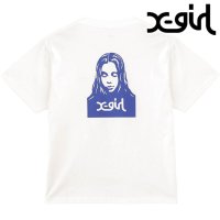 X-girl/エックスガール X－girl FACE S/S TEE WHITE [105251011011 SS25]/508037491