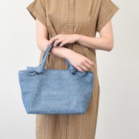 ALMA TONUTTI/アルマトヌッティ ALMA TONUTTI レザーハンドルメッシュバッグ/508037554