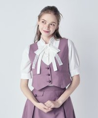 F.i.n.t/フィント F i.n.t 楽天ガールズアワード 【モデル着用商品】レース レイヤード ボウタイ 5分袖 ブラウス【洗える】/508037561