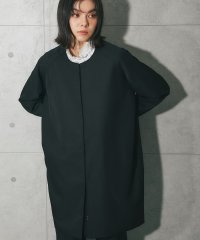 SMILE ORCHID/スマイルオーキッド SMILE ORCHID (ウォッシャブルタイプ/手洗い可能 ) 2WAY付け襟付きコクーンラインジャケット ミドル丈コート/508037650