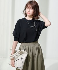 NIJYUSANKU（LARGE SIZE）/【洗える】レーヨンポリエステルストレッチ ドルマン ニット/508037971
