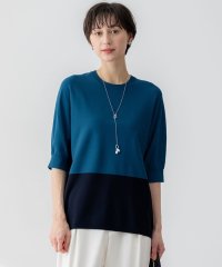NIJYUSANKU（LARGE SIZE）/【洗える】レーヨンポリエステルストレッチ ドルマン ニット/508037971