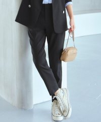 NIJYUSANKU（SMALL SIZE）/【洗える】リネンレーヨンストレッチ テーパード パンツ/508037992