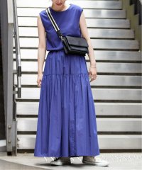 B.C STOCK/ウォッシャブル / カットコンビティアードワンピース/508038051