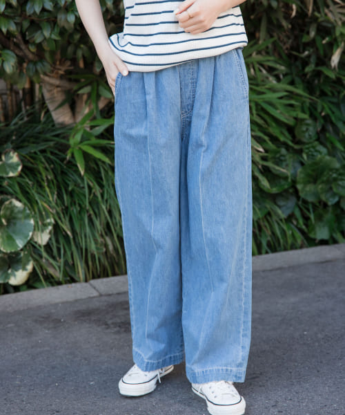 L/W JQ DENIM STRAIGHT パンツ(508023993) | スライ(SLY) - d L/W JQ DENIM STRAIGHT パンツ(508023993) | スライ(SLY) - d