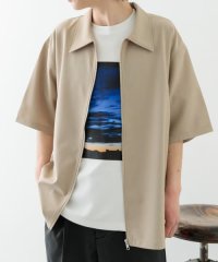 ITEMS URBAN RESEARCH/2wayストレッチジップアップ半袖シャツ/508038308