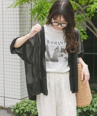 ITEMS URBAN RESEARCH/シアーVネックニットカーディガン/508038327