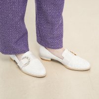 Launa lea/ラウナレア Launa lea 【25SS】ビジューローファー(0593)/508038478