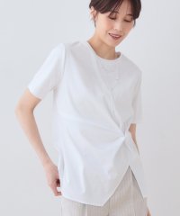 INDIVI/【洗える】ねじりデザインTシャツ/508038604