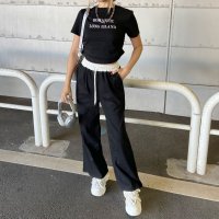 non-hedge/ノンヘッジ non－hedge ロゴ刺繍Tシャツ・パンツセットアップ/508038663